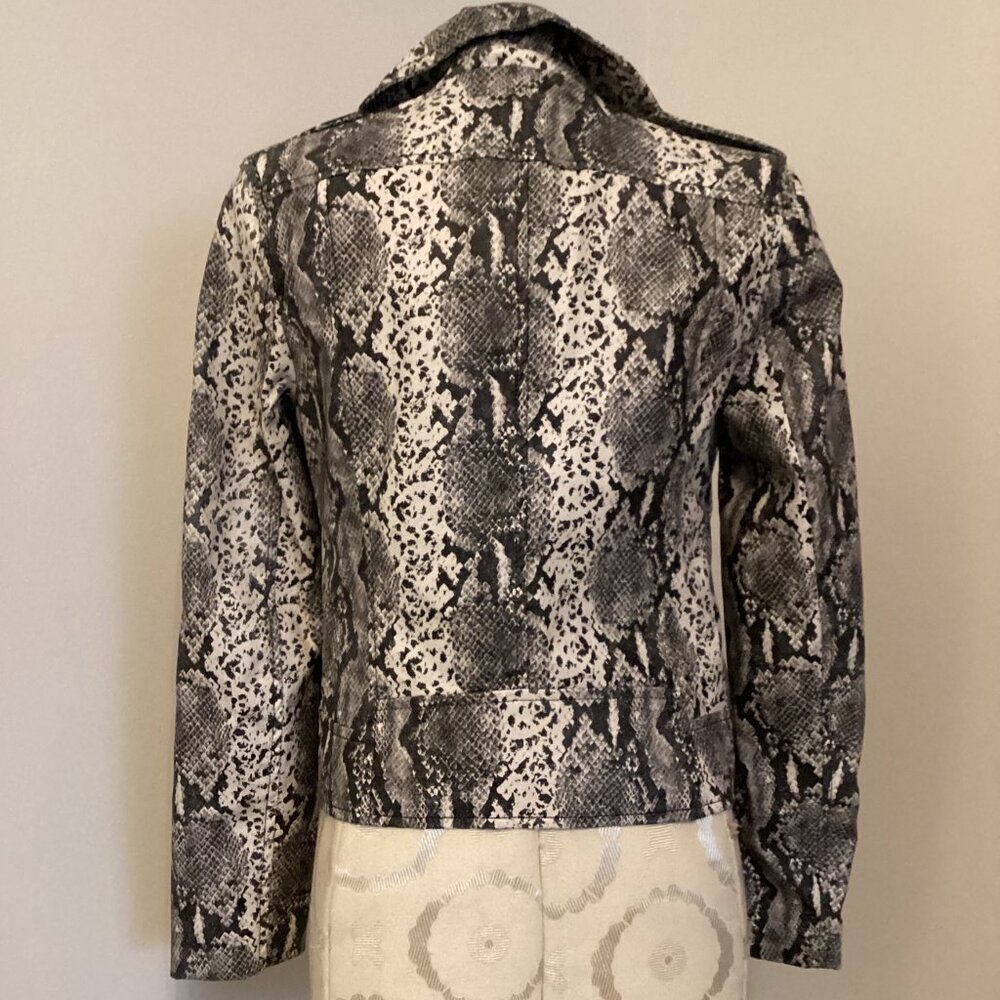 NWT Philosophy Python Snake Print Vegan Faux Leat… - image 4